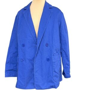 jacket chore MADEWELL blue XS/S denim cotton crossover regenerative pockets!